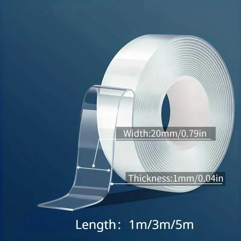 3-Pack: Reusable & Washable Nano Double-Sided Tape 10