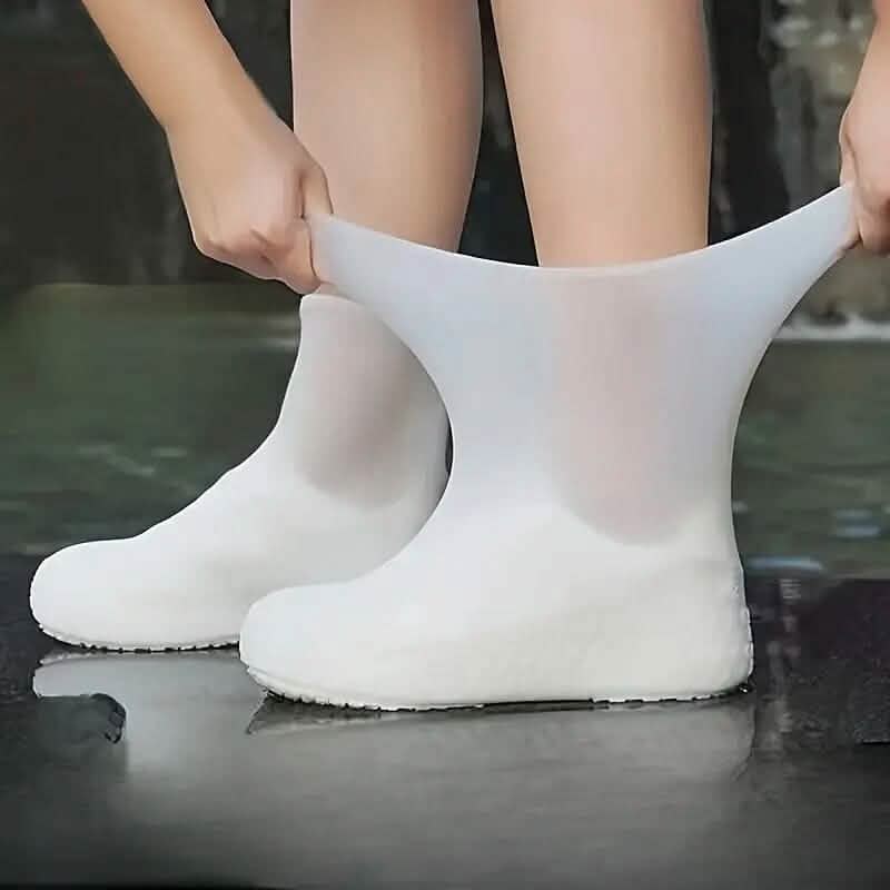 3-Pairs: Outdoor Latex Rain Boots Waterproof Shoe Cover 1