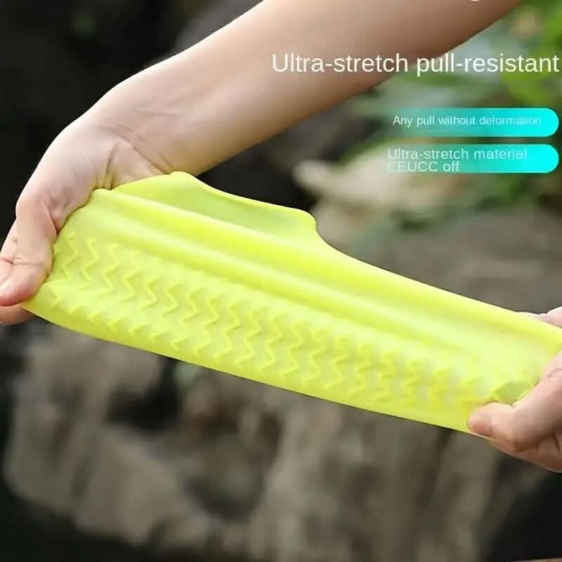 3-Pairs: Outdoor Latex Rain Boots Waterproof Shoe Cover 7