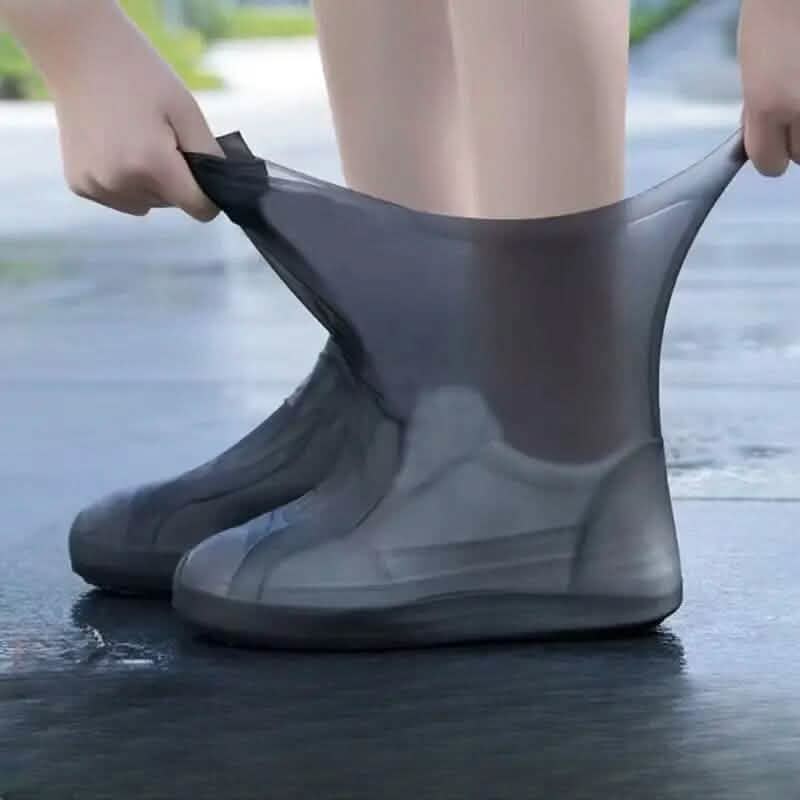 3-Pairs: Outdoor Latex Rain Boots Waterproof Shoe Cover 2