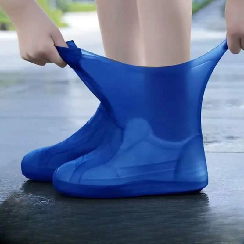 3-Pairs: Outdoor Latex Rain Boots Waterproof Shoe Cover 3