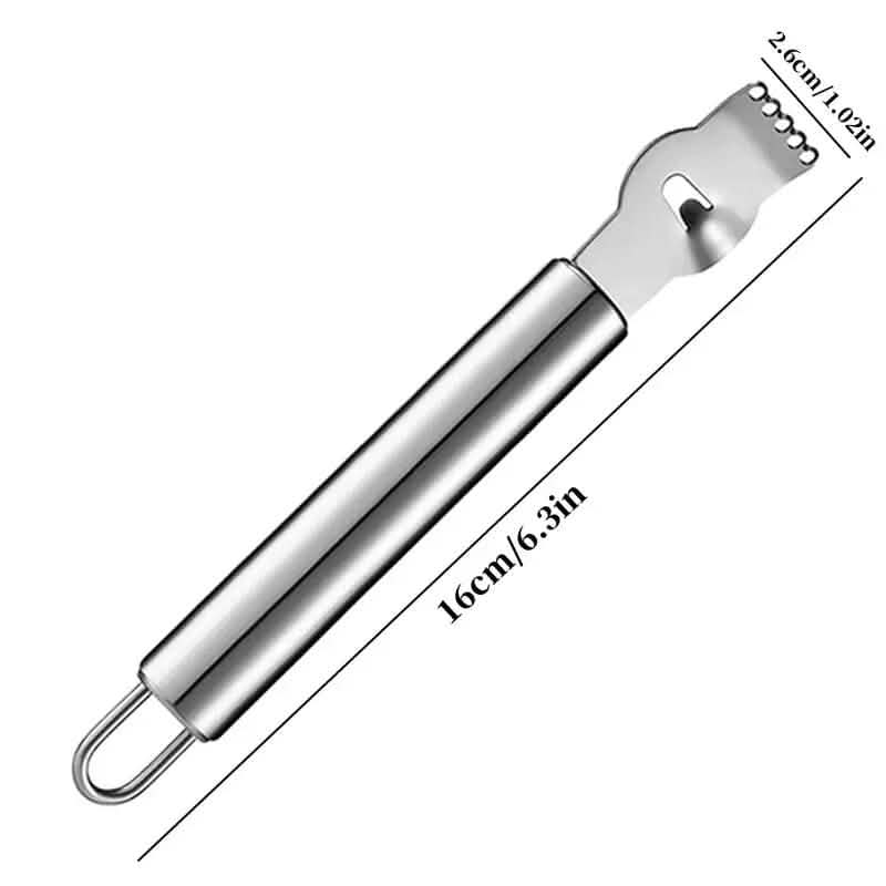 3-Pieces: Lemon Grater Stainless Steel Peeler 3