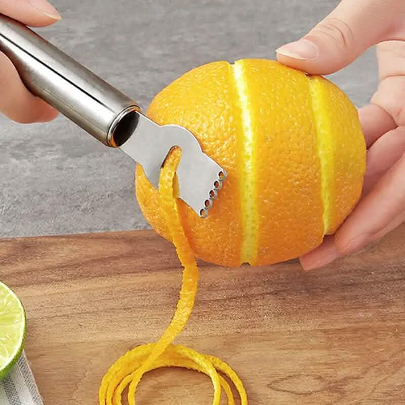 3-Pieces: Lemon Grater Stainless Steel Peeler 4