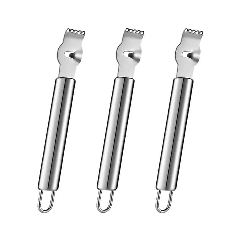 3-Pieces: Lemon Grater Stainless Steel Peeler 2