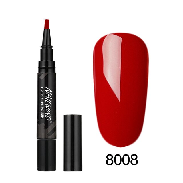Art Manicure Venalisa 60 Colors Soak Off Enamel Convenience Clean Nail Glue Pen 46