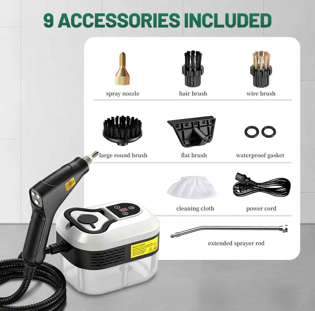 TurboSteam Portable Cleaner 8