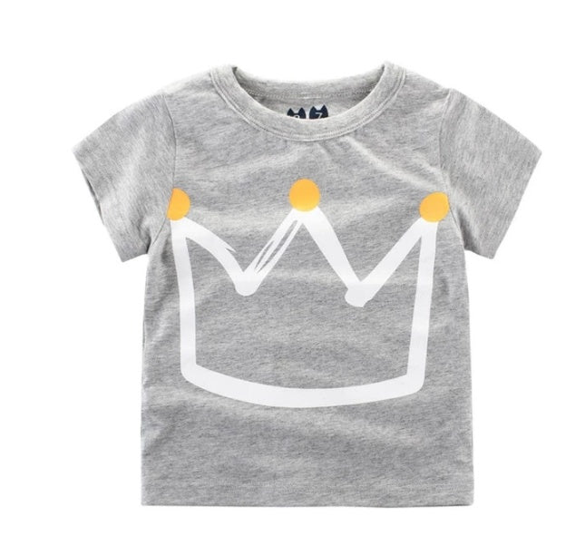 Children's Wear Summer New Korean Children's Boys Cotton T-shirt Men's Treasure In Children's Short Sleeves 9