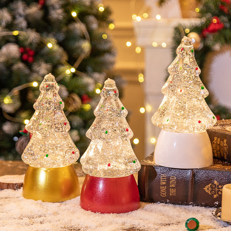 Christmas decorations, Christmas trees, crystal balls, music boxes, Christmas snowflakes, music lights, Christmas gifts, night lights 4