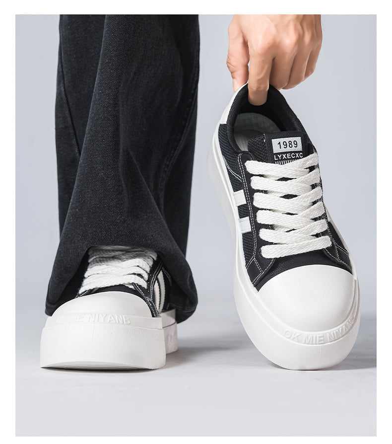 2026 New Height Increasing Men's Shoes, Summer Breathable Casual Platform Sneakers, Versatile Trendy Work Shoes 6