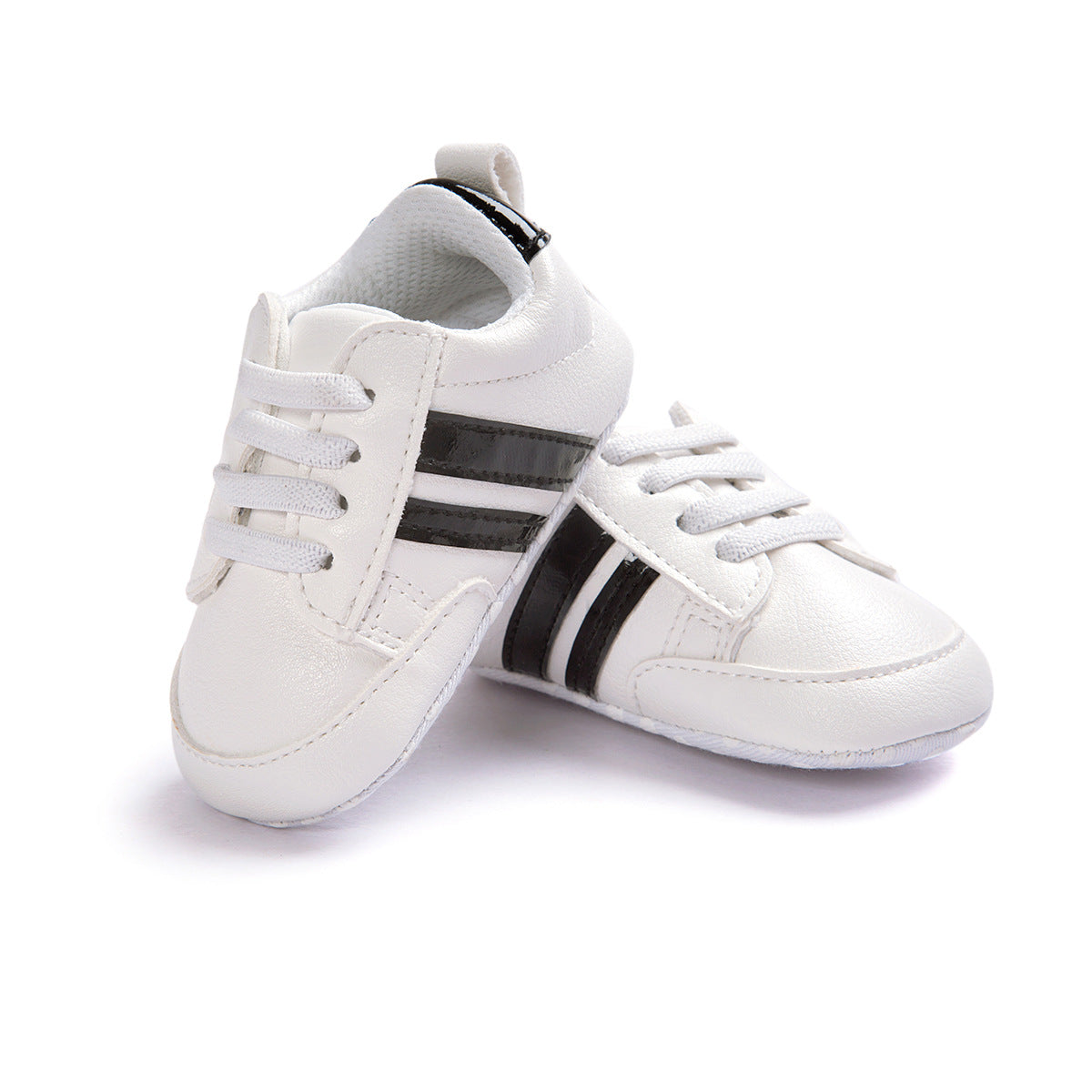 Baby Boy Girl Moccasins Shoes Infant PU Leather Non-slip Soft Newborn Sneakers 14