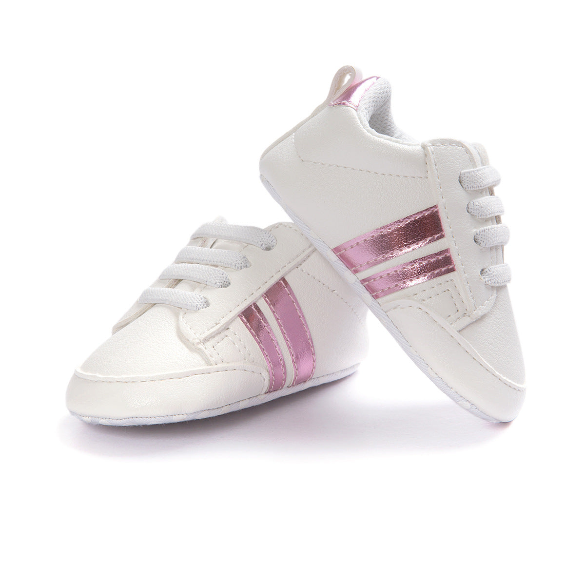 Baby Boy Girl Moccasins Shoes Infant PU Leather Non-slip Soft Newborn Sneakers 19