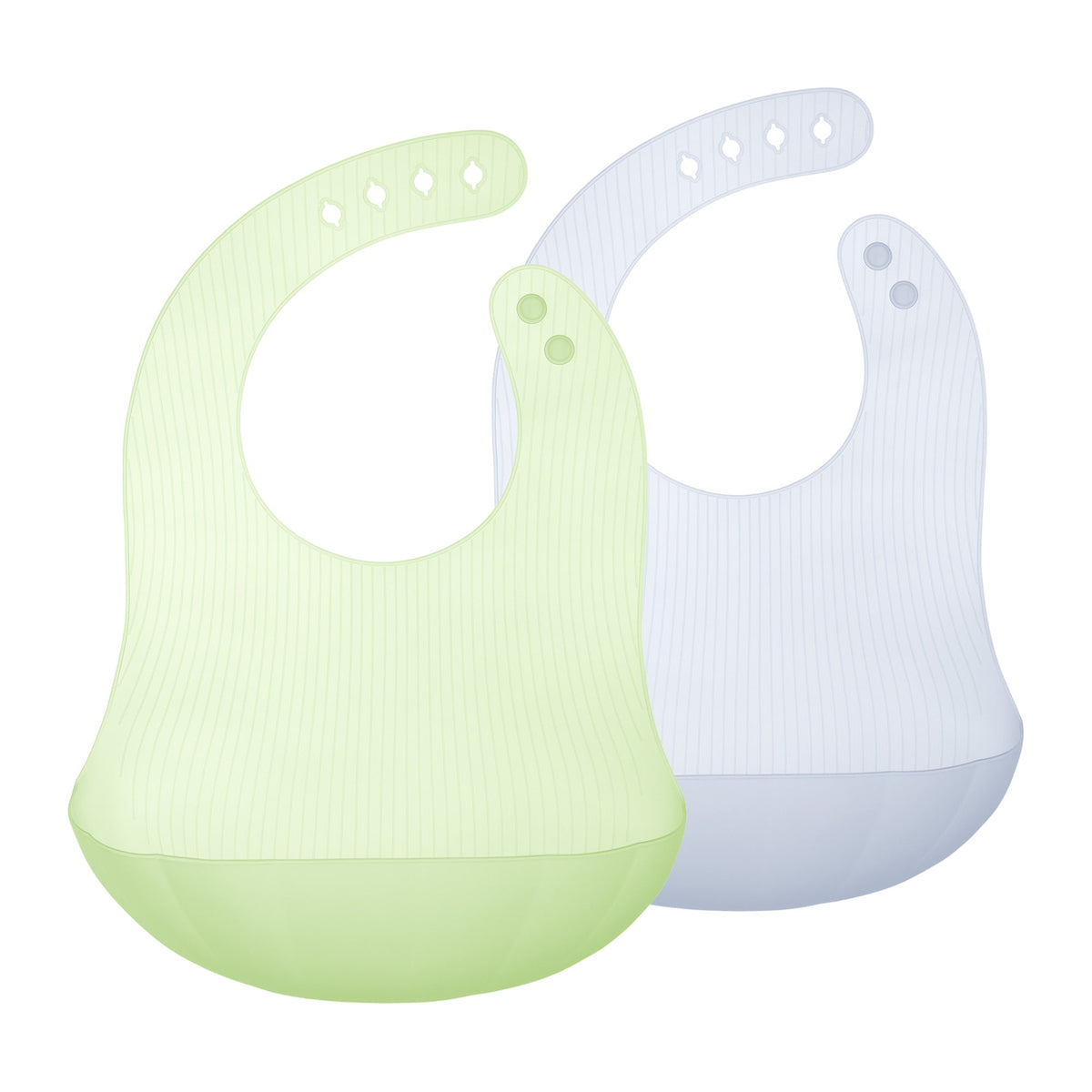 Silicone Bib with Pocket, Waterproof, Adjustable, 6 Months+ 15