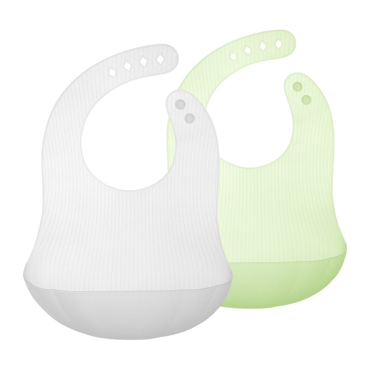 Silicone Bib with Pocket, Waterproof, Adjustable, 6 Months+ 17