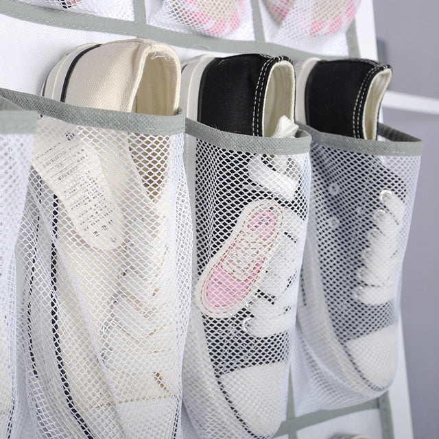 24 Pocket Shoe Space Door Hanging Storage Rack 2
