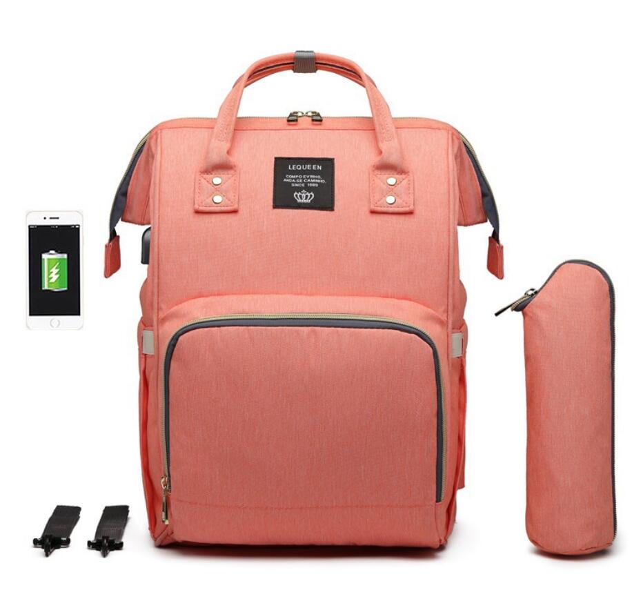 Large Capacity Diaper Bag Mummy Nursing Nappy Backpacks Travel Baby 25