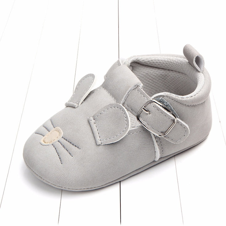 Spring and autumn cartoon animal baby shoes matte leather non-slip soft bottom baby shoes wholesale 0884 11
