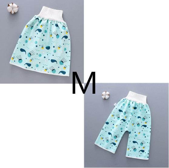 Cotton and bamboo fiber Baby diaper skirt 11