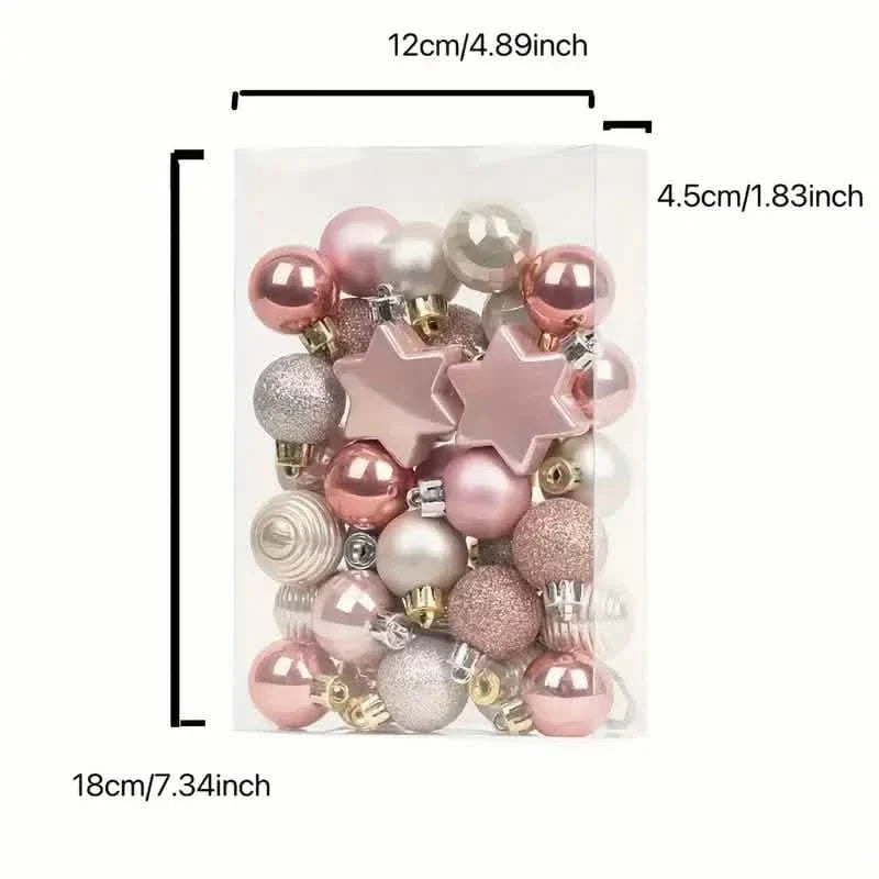 33-Pieces: Christmas Glitter Star Tree Topper 7