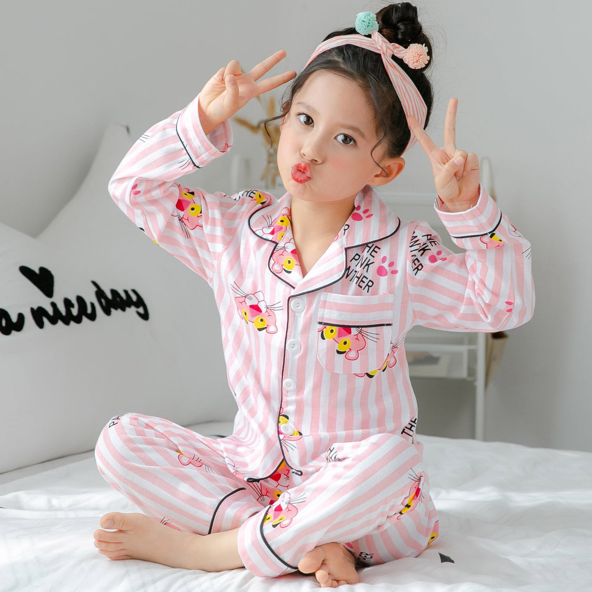 Cotton pajamas for children 3