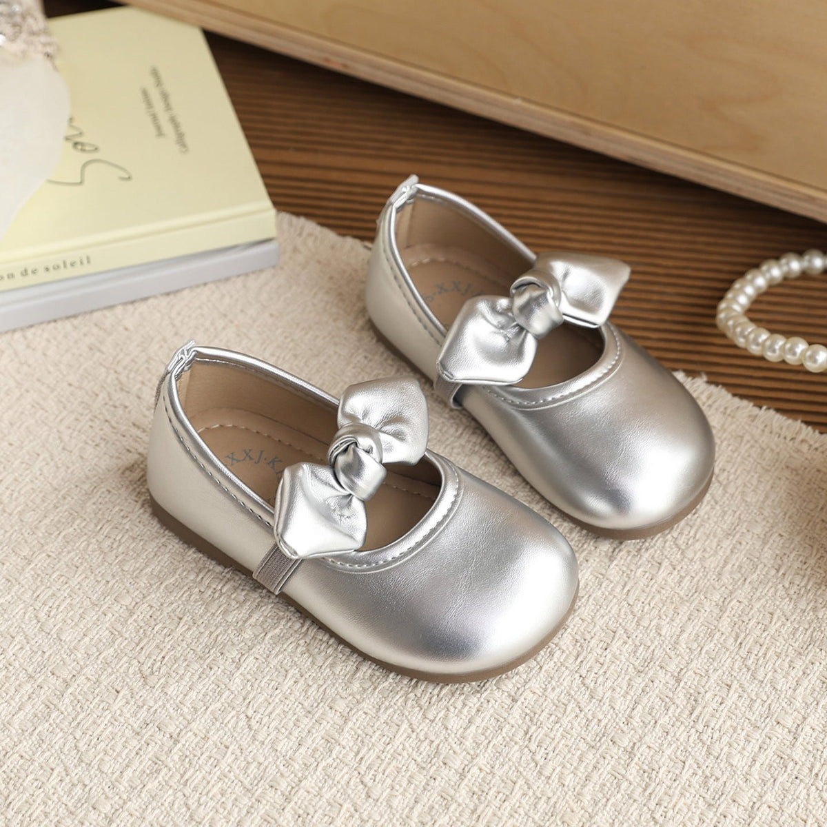 Cute Bow-knot Princess Shoes Soft-soled Performance Shoes 8
