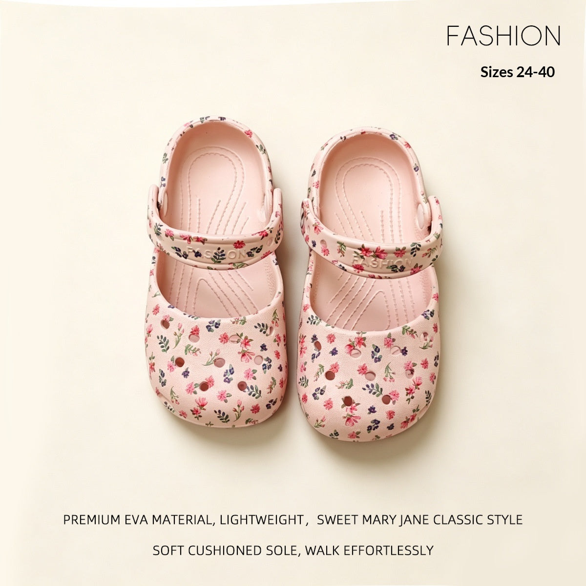 Non-slip Outdoor Sandals Cute Decorative Shoes For Girls 3