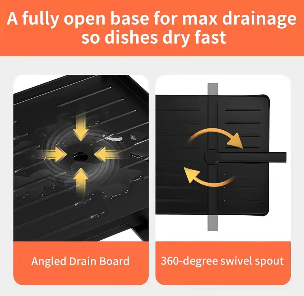 SpaceDry Dish Rack 8