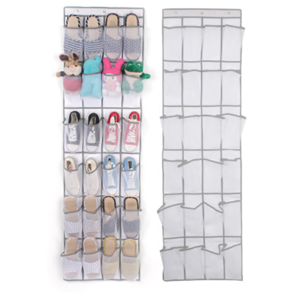 24 Pocket Shoe Space Door Hanging Storage Rack 4