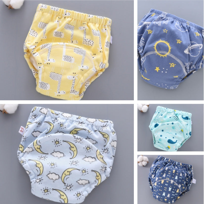 Baby Training Pants Washable 6-layer Gauze Diaper Cover 25