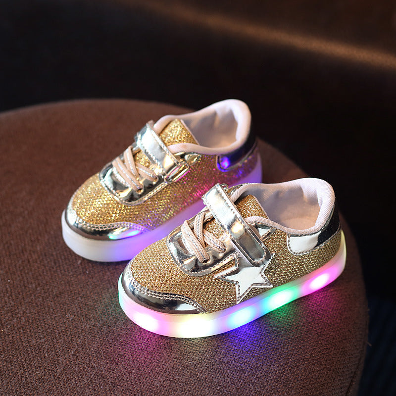 LED shoe magic button 10