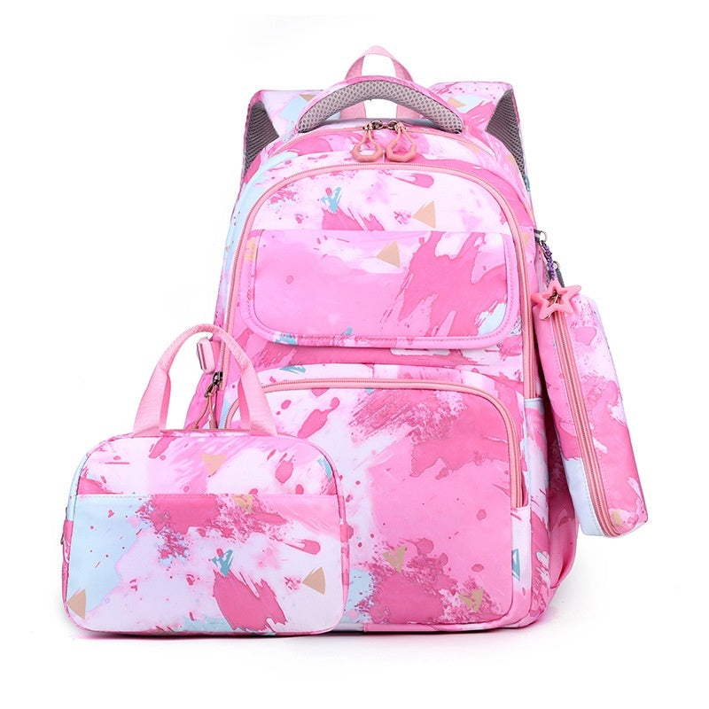 Elementary School Backpack Weight-Reducing Back-Supporting And High-Capacity 6