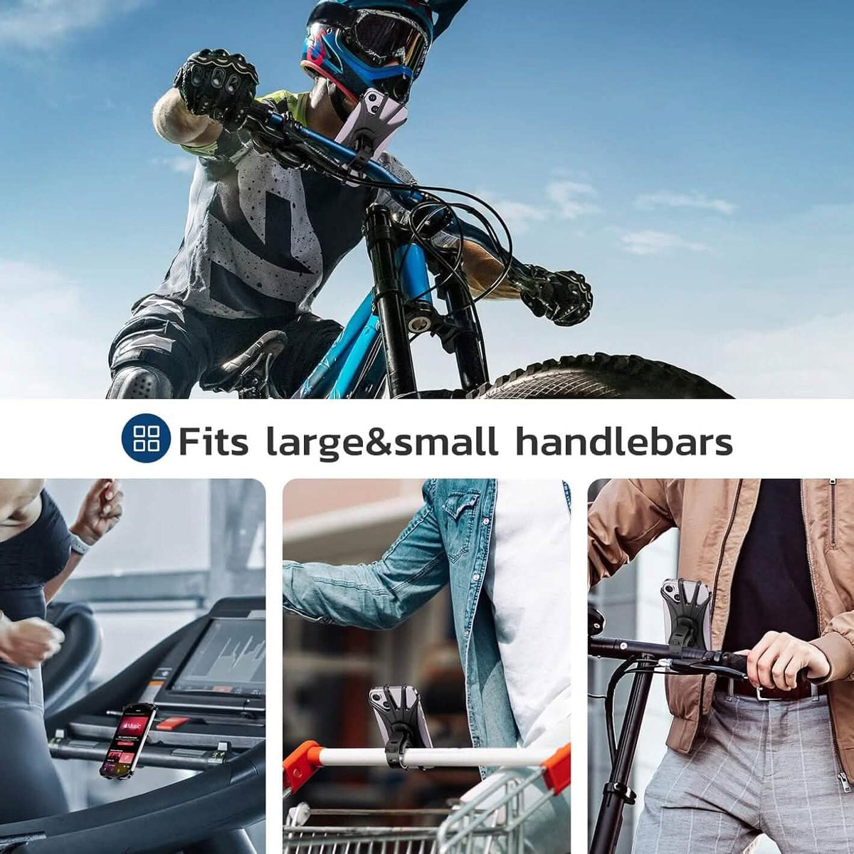 360° Rotatable Waterproof Bike Phone Mount 6