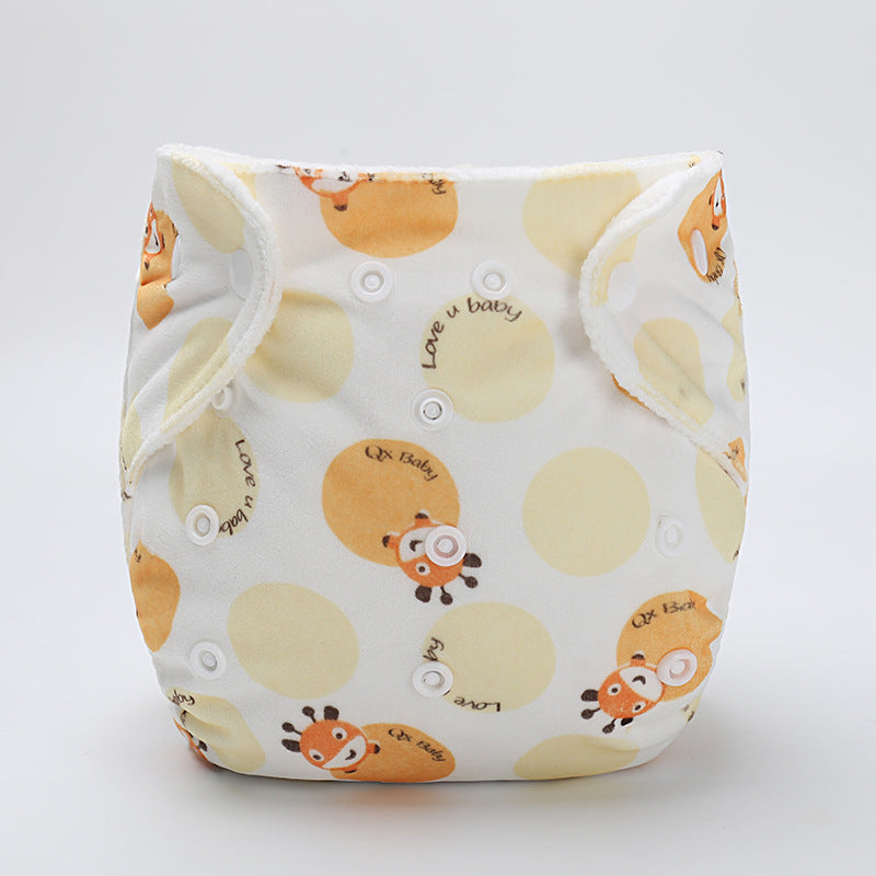 Baby cloth diaper pants cartoon diaper pants 5