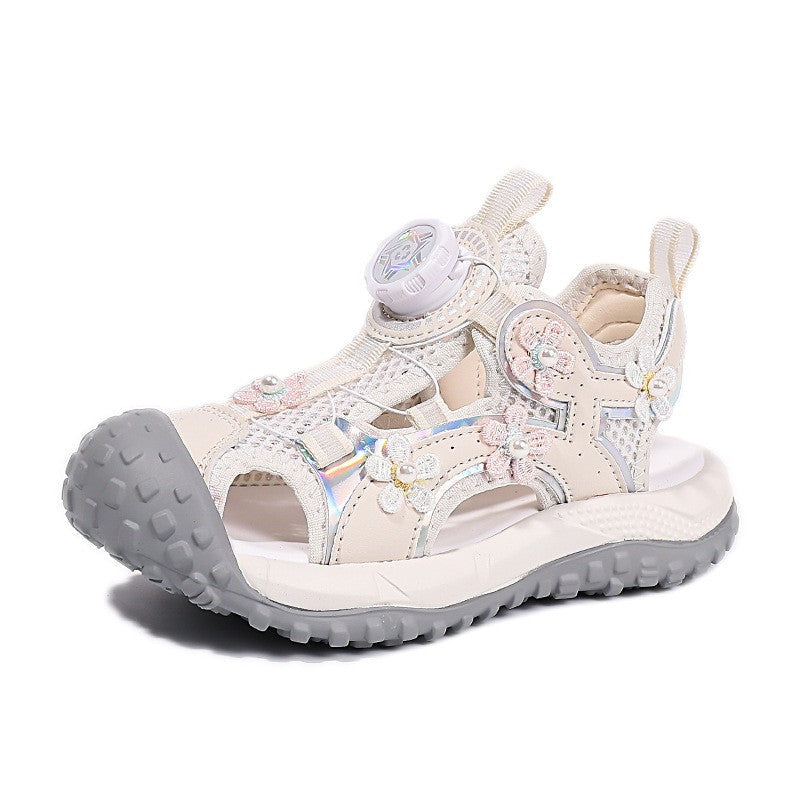2026 Summer New Girls Closed-Toe Sandals, Kids Soft Sole Non-Slip Beach Shoes, Girls Sports Sandals 3