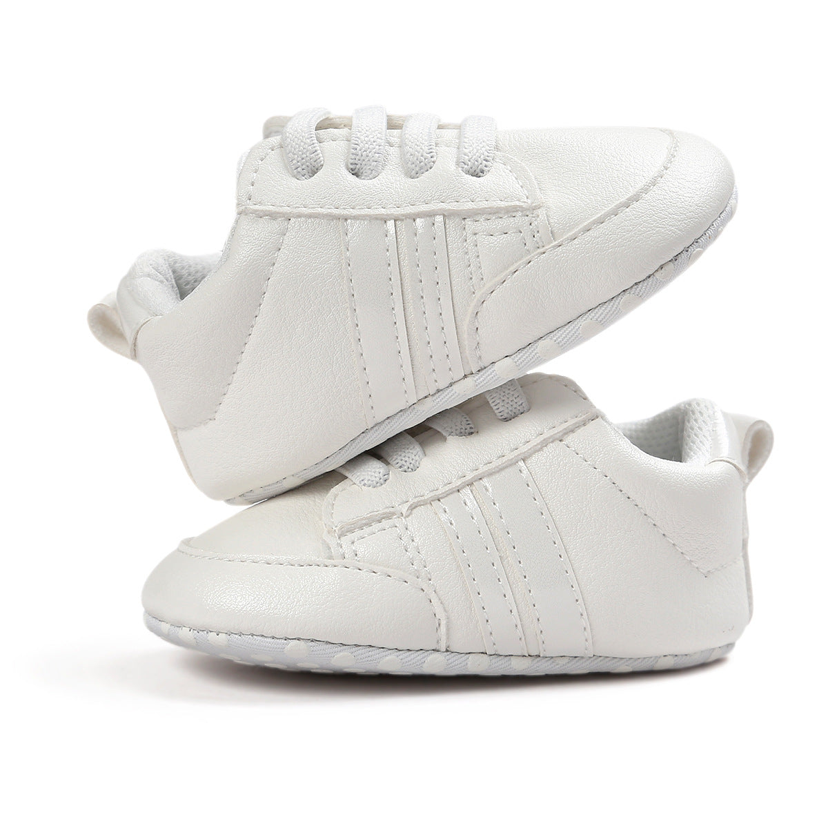Baby Boy Girl Moccasins Shoes Infant PU Leather Non-slip Soft Newborn Sneakers 18