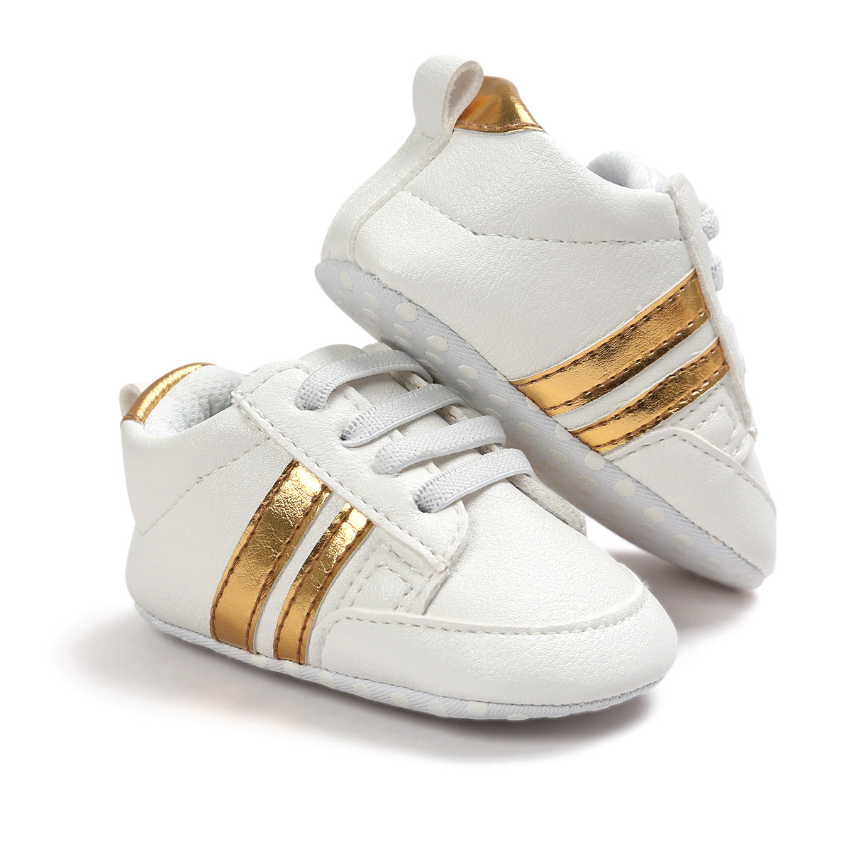 Baby Boy Girl Moccasins Shoes Infant PU Leather Non-slip Soft Newborn Sneakers 21