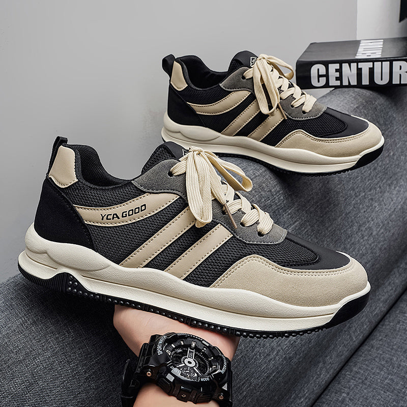 Men's Wide Toe Cortez-style Sneakers, Extra Wide Shoes For Wide Feet & High Instep, Soft Mesh Casual Trainers 1