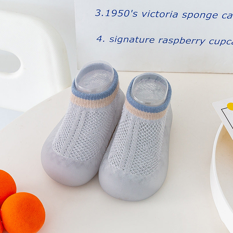 Children's Mesh Anti-mosquito Sock Shoes Baby Summer Baby Non-slip Room Socks 1