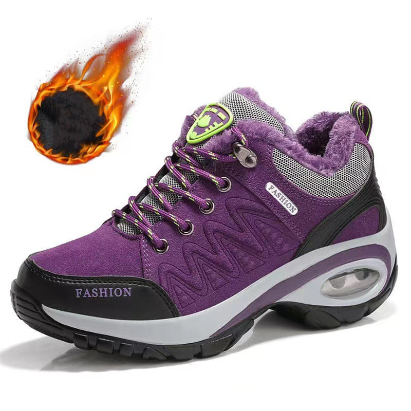 Autumn Winter Women Sneakers Air Cushion Design Platform Shoes 14