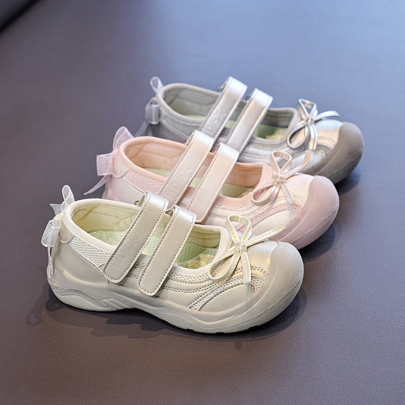 Fairy Style Korean Version Shallow Mouth Casual Comfortable Soft Sole Ballet Single Shoes For Girls Sandals 1