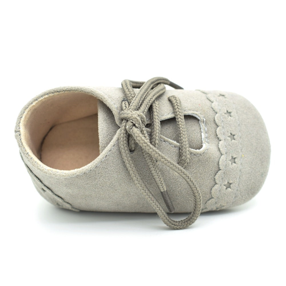 Spring And Autumn Lace Leisure, 0-1 Year Old Baby Toddler Shoes, Soft Soles Baby Shoes 9