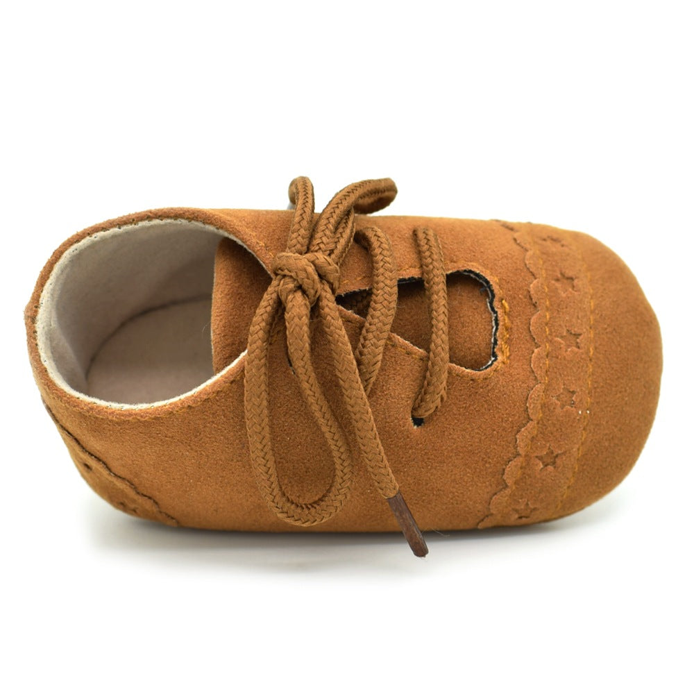 Spring And Autumn Lace Leisure, 0-1 Year Old Baby Toddler Shoes, Soft Soles Baby Shoes 11