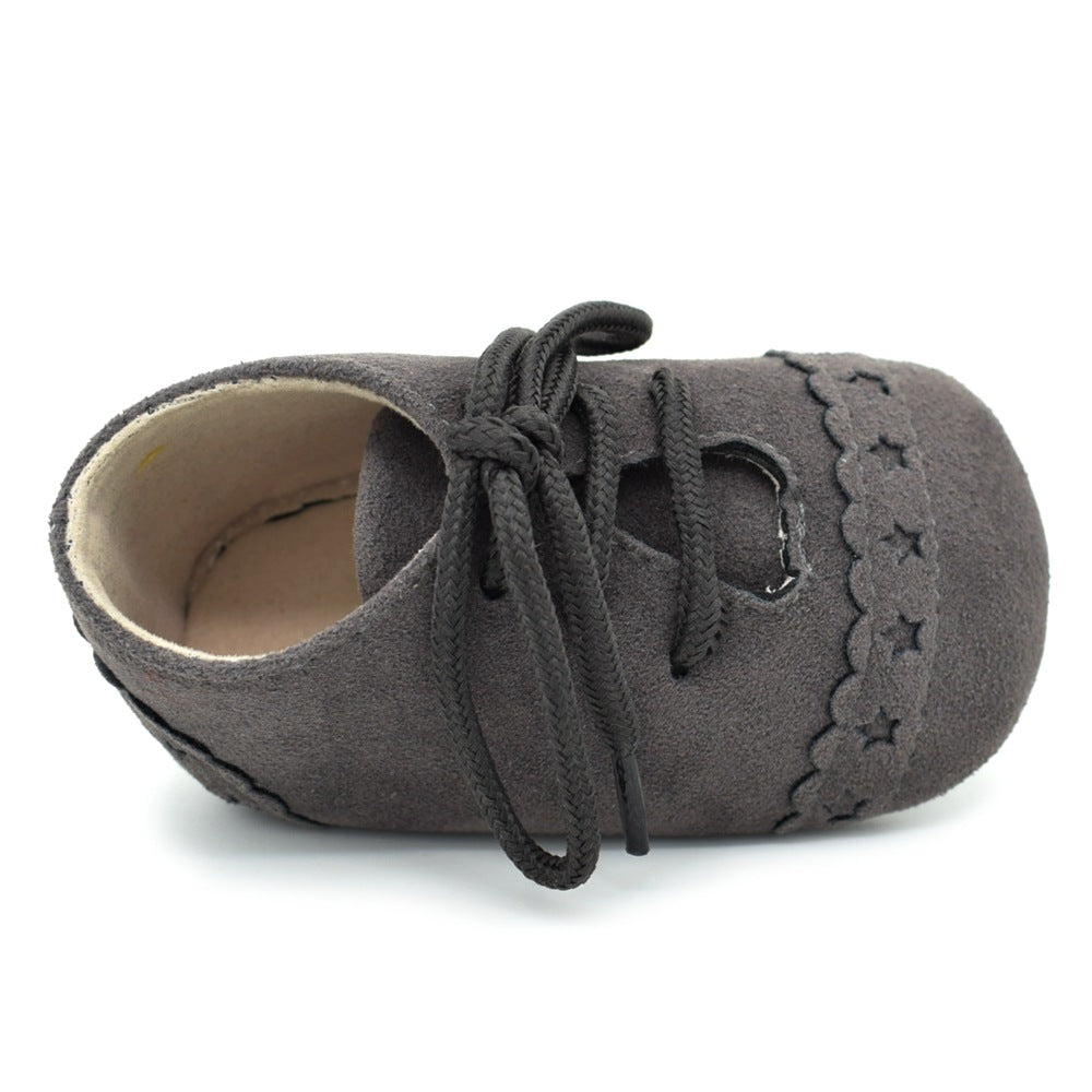 Spring And Autumn Lace Leisure, 0-1 Year Old Baby Toddler Shoes, Soft Soles Baby Shoes 10
