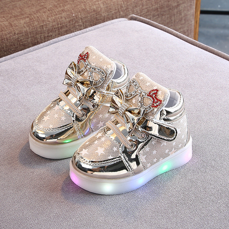 LED shoe magic button 9