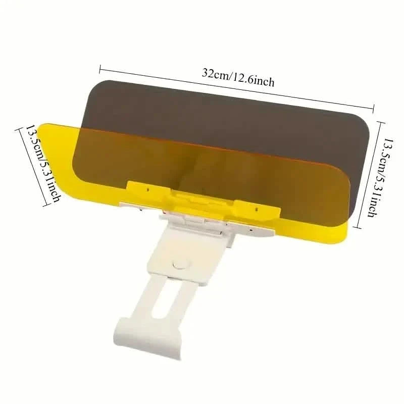 Dual-Use Car Sun Visor – Polarized Day & Night Anti-Glare, UV Resistant 4