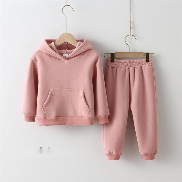 Children Clothes Kids Suit Warm Sweater Girl Fleece Hoodies 6