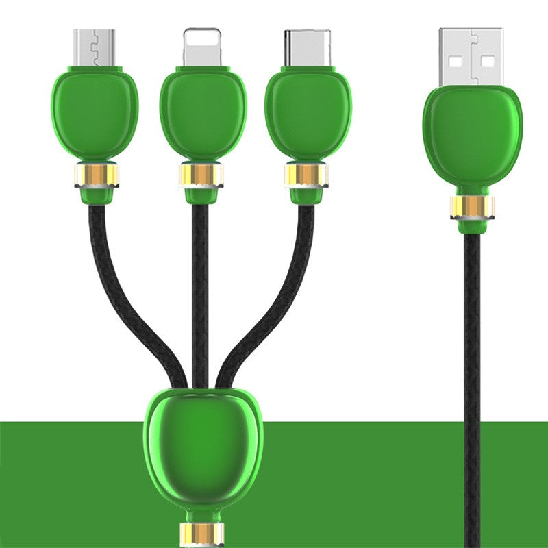 Creative lantern one with three data cables 5