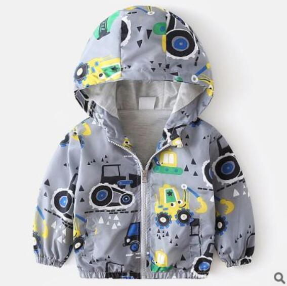 Boy jacket casual hooded jacket 9
