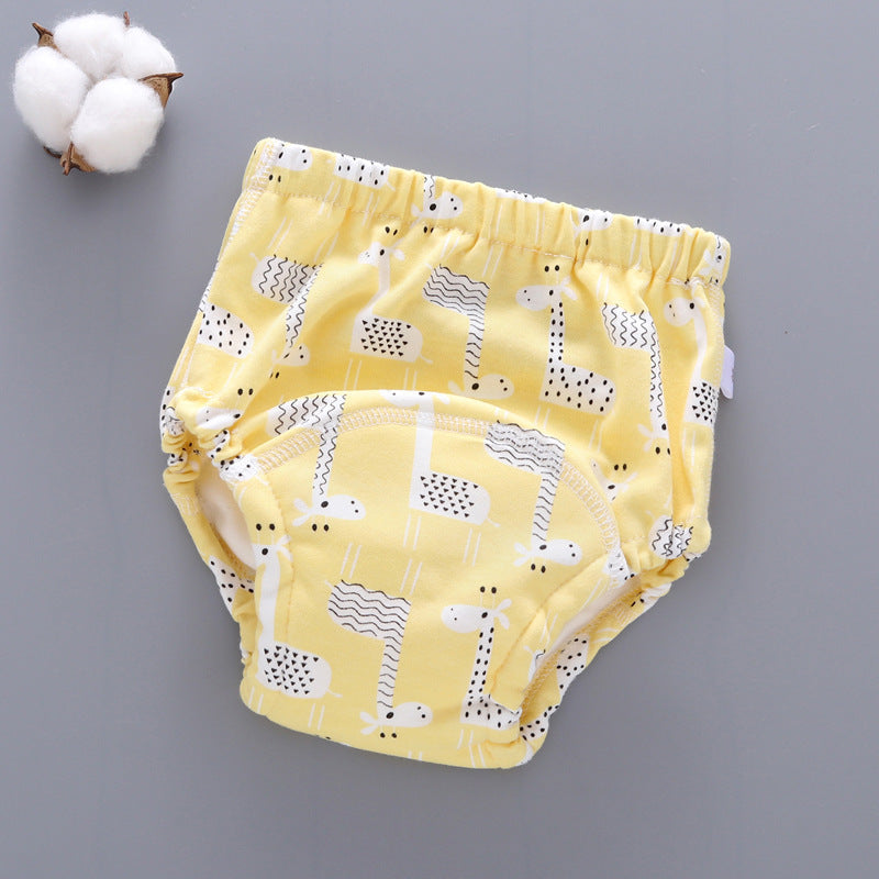 Baby washable 6-layer gauze training pants 4