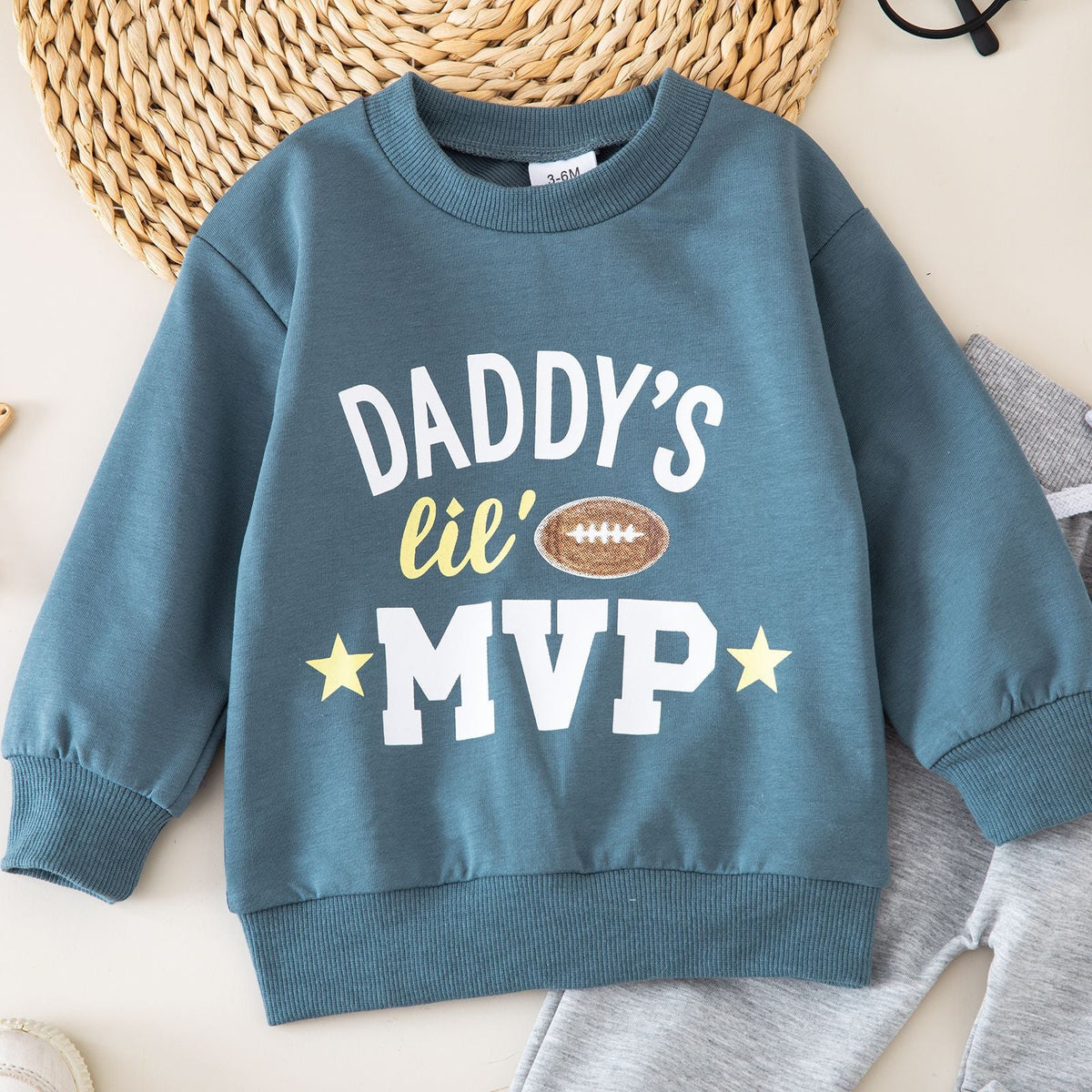 Infant And Toddler Parent-child Casual Outfit Set 3
