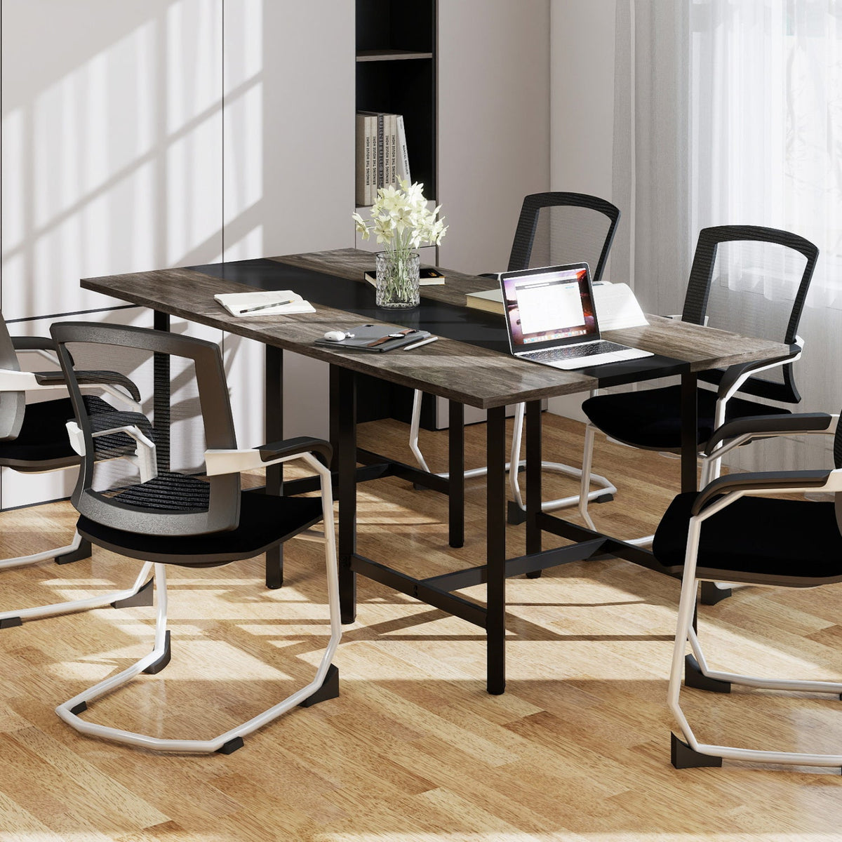 39.5" Square Conference Table with Thickened Tabletop 10